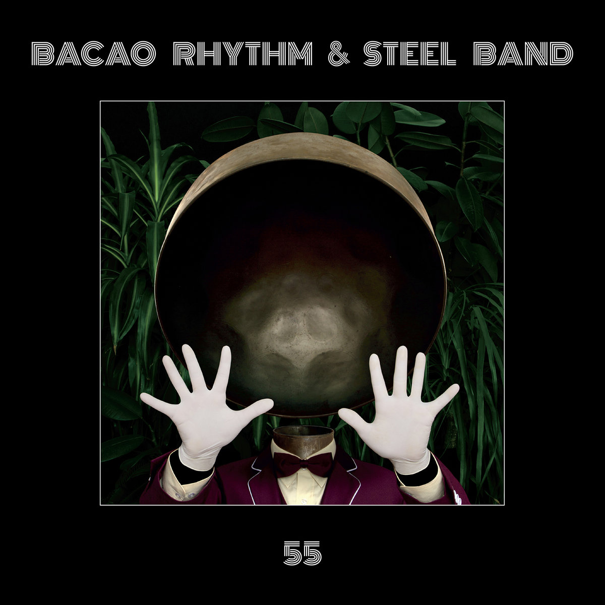 The bacao rhythm and steel band members